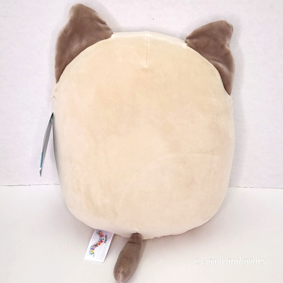 GAVE AS FREE GIFT W ORDER 🎁FELTON 😺 10" Siamese Tan Cat Squishmallow NWT - Picture 5 of 8